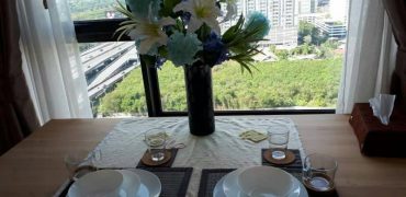 One bedroom condo | Rhythm Asoke | High floor | Nice view | Phetchaburi MRT | Rama 9