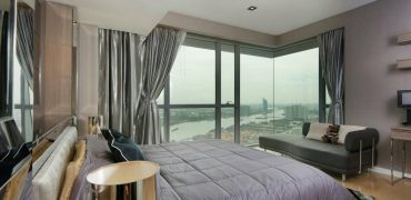 (MP-343) Condo at The Pano l River view/ High floor/ Luxury decoration l Rama 3