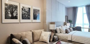 (MP-972) Studio room at Rhythm Ekkamai l Floor 23rd l 430 m. to BTS Ekkamai