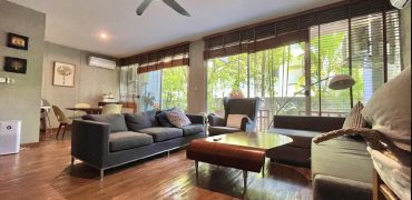 (MP-1226) Duplex condo l Balcony l 1st Floor l Sukhumvit 38 l 300m. to BTS Thonglo